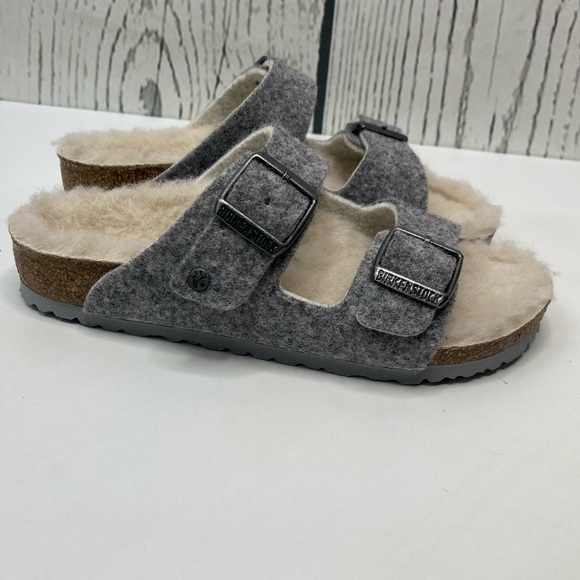 Birkenstock Arizona Happy Lamb Kids slides size 12 - Picture 2 of 7